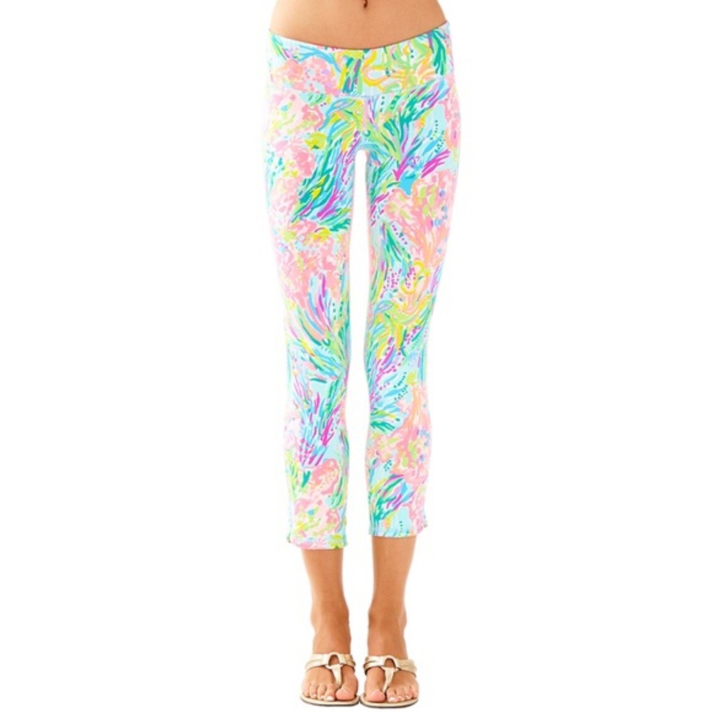 Lilly Pulitzer Luxletic Sea Fan Leggings Small